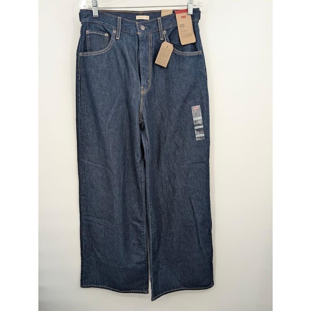 Levi's Cinch Baggy High Rise Straight Leg Blue Jeans Women's  NWT sz 29x31